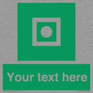 Custom sign safe condition Shipboard general alarm